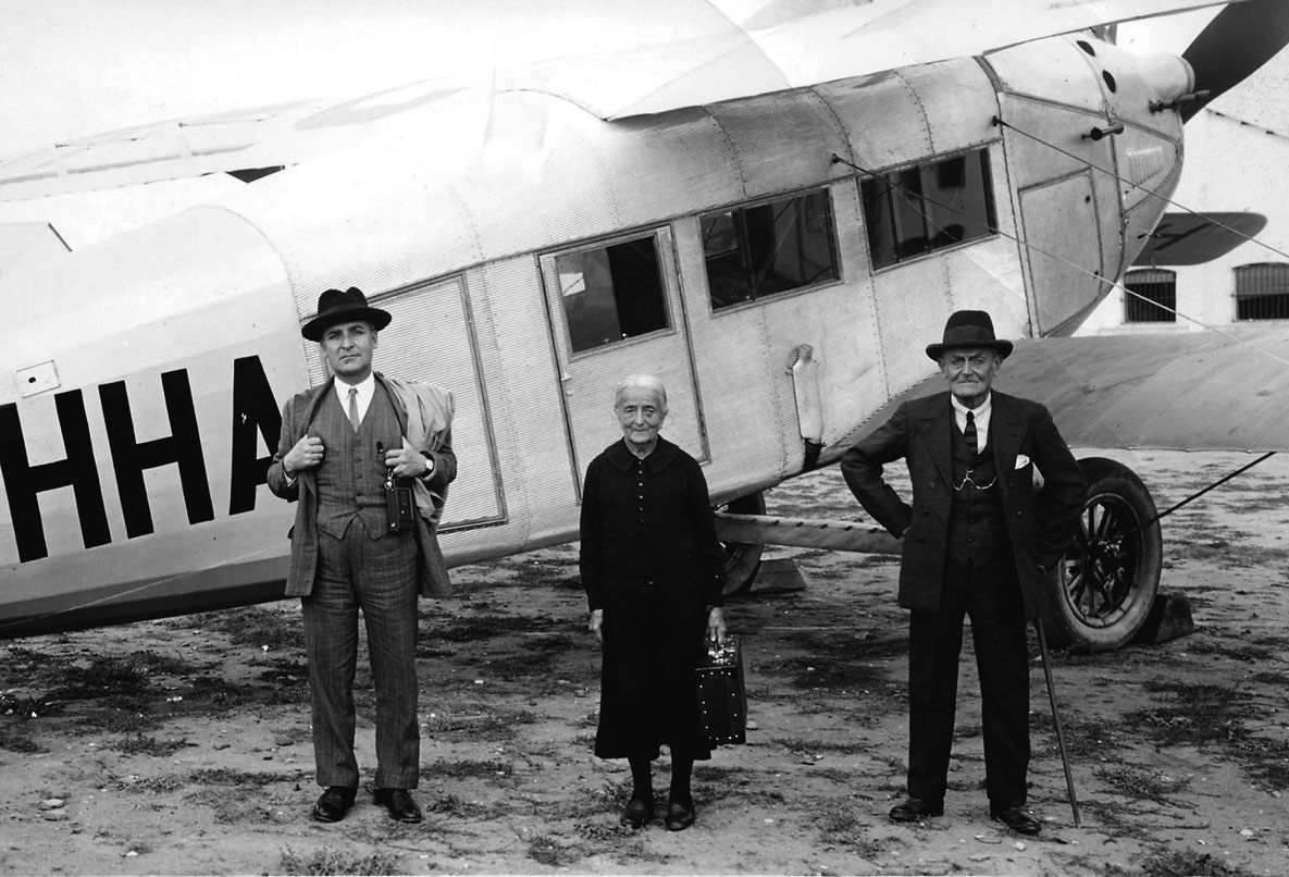 Imagen expuesta en la exposición Volar. Orígenes de la aviación en España. Foto: Fundación Enaire